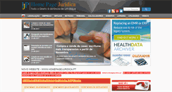 Desktop Screenshot of homepagejuridica.net